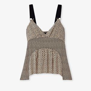 Proenza Schouler Print Crepe De Chine Cami Top Size 2